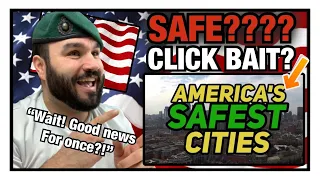 British Marine Reacts To The 10 SAFEST CITIES in AMERICA