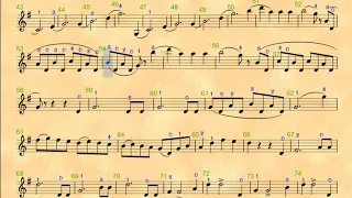 Wohlfahrt Op 45 Violin Etude no 33 tempo=60