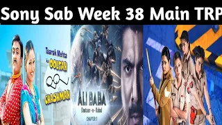 Week 38 Main Trp Of Sony Sab Sony Sab All Shows Trp