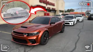 CUTTING UP IN TRAFFIC WITH STOLEN HELLCAT 300 & SCATPACKs