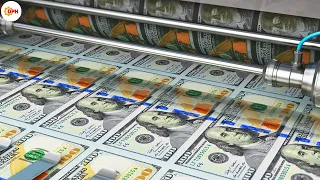 Money US Dollars printing process 💵 American Money Factory | Daily Process HD