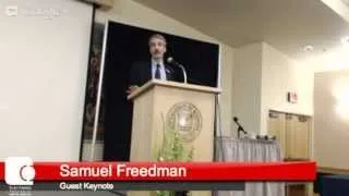 Samuel Freedman, Guest Keynote at the Shepard Symposium