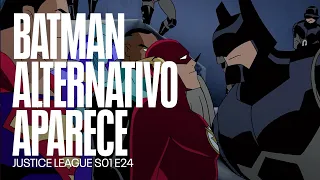 La Liga se encuentra con un Batman alternativo, líder de La Resistencia | Justice League