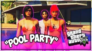 GTA 5 School Twin Brothers Ep. 149 - POOL PARTY 👙🎉 (GTA 5 SKITS)