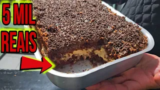 Bolo de chocolate de 5.000 mil reais feito pelo jack Charles