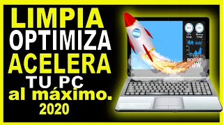 CÓMO LIMPIAR, OPTIMIZAR Y ACELERAR MI PC SIN PROGRAMAS PARA WINDOWS 10, 8 Y 7 PARTE 2 - 2020