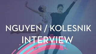 Avonley Nguyen & Vadym Kolesnik (USA) | Winners Interview Ice Dance | Gdansk 2019