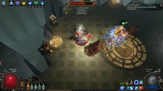 POE 3.6 SSF Synthesis - Ice Trap Saboteur vs T16 Purifier Elder Guardian