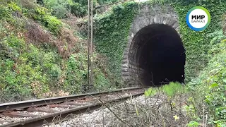 В Бурятии поезд загорелся в тоннеле