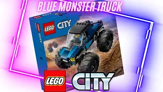 LEGO City 60402 Blue Monster Truck Speed Build - Mr Bricksky