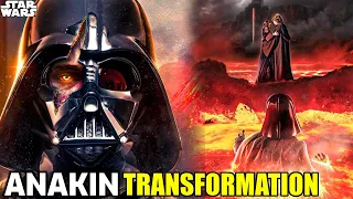 Anakin's SINISTER Thoughts While Being Burned & Transforming Into Vader - Star Wars Explained