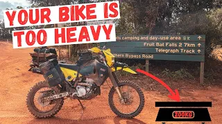 ADVENTURE BIKE WEIGHT | HOW HEAVY IS MY DRZ?