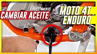 Cómo cambiar el aceite MOTO ENDURO, 🚨¡LIKE A PRO 🛠 🏍!