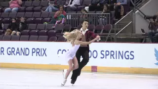 2015 ISU Jr. Grand Prix- Colorado Springs Free Dance Ksenia KONKINA / Georgy REVIYA RUS