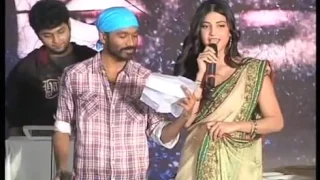 dhanush and sruti hasan singing melodious song composed by anirudh