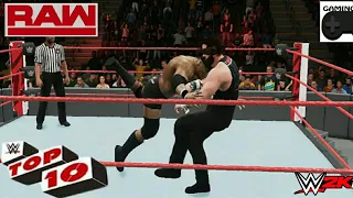 Top 10 Raw moments- WWE Top 10, July 16, 2018 WWE 2K18 || Gaming Craze!