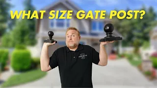 What Size Post Do I Need for My Driveway Gate?