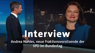 Interview: Andrea Nahles über künftige Opposition