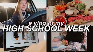 SCHOOL WEEK IN MY LIFE // youtube stuff, packing & more