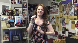 14 year old Mara Justine singing I'll never fall in love again by Tom Jones