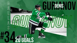 Denis Gurianov (#34) - ALL 20 Goals of the 2019-20 Season | Dallas Stars