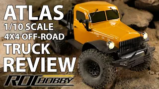 ROCHOBBY Atlas 1/10 Scale RC Crawler Truck Review and Opinions