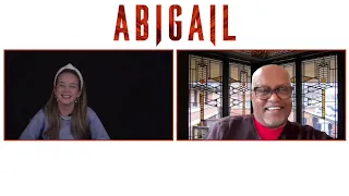 Greg Russell talks with Alisha Weir about her new horror/ thriller, Abigail.