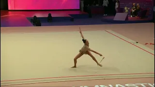 Elzhana Taniyeva (KAZ) Clubs Qualification 40th FIG Rhythmic Gymnastics World Championships 2023