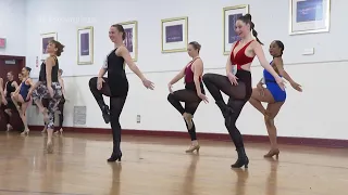 Dancers audition to become Radio City Rockettes