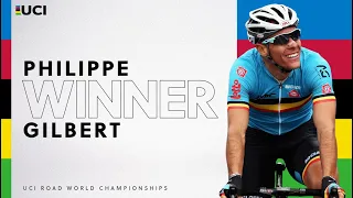 Winning rainbow stripes with Philippe Gilbert | 100 years of passion