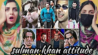 Pakistani Reaction On Salman Khan Full Attitude Videos 😈🔥| Salman Khan Angry Moments😠