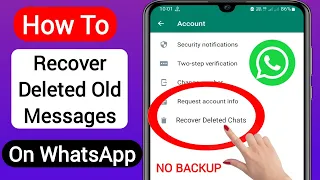 How To Recover Old Whatsapp Deleted Messages (2023) | Restore Whatsapp Chat Without Backup