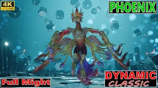 Final Fantasy VII Rebirth 4k- Combat simulator- Phoenix summon boss fight full might dynamic classic