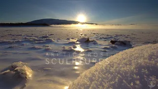 ARCTIC FROST SCULPTURES - 4K Arctic landscape real time relaxation