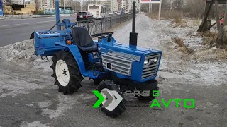 Японский полноприводный мини-трактор ISEKI TU1500 с фрезой