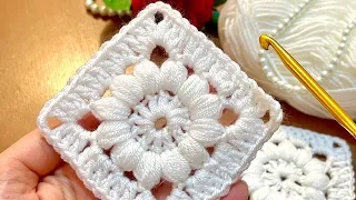 EASY CROCHET!😍🌸 How to crochet a granny square for beginners / Step by Step crochet tutorial