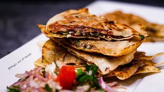 How to make Arayes/ Meat stuffed pita bread /Middle East street food /Pita  sandwich/Iftar recipe