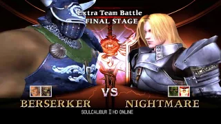 Soulcalibur 2 HD Online - Extra Team Battle with Berserker