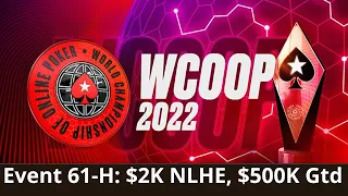 WCOOP 2022 #61-H $2K Eleres88 | Tomatee | EEE27 - Final Table Replay