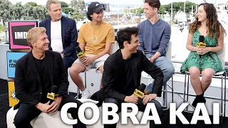 Cobra Kai Serves Up "Bad Senseis" and Love Triangles | FULL CAST INTERVIEW