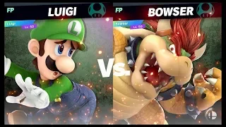 Super Smash Bros Ultimate Amiibo Fights Request #431 Luigi vs Bowser