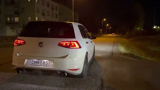 Volkswagen Golf GTI with stage 2 + downpipe + popcorn tune