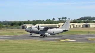 Alenia C-27J Spartan from the Italian Air Force departure at RIAT 2017 AirShow