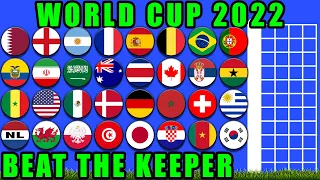 Beat the Keeper World Cup Marble Race Tournament / Marble Race King