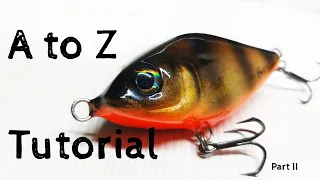 A to Z Tutorial. Small Pike Wood Jerk bait- Part Two
