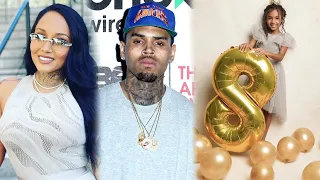 Chris Brown and Nia Guzman Celebrate Daughter Royalty’s 8th Birthday