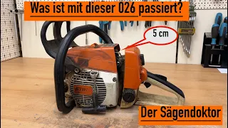 STIHL 026 C Reparatur einer Katastrophe #stihl #sägendoktor #kettensäge #motorsäge #husqvarna