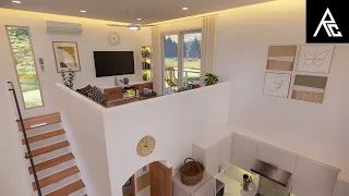 Spectacular Loft-Type Tiny House Design Idea (4x6 Meters Only)