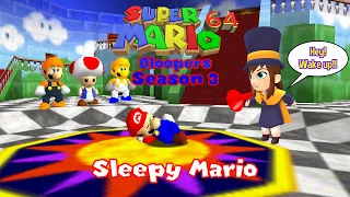 Super Mario 64 Bloopers: Season 3 Episode 8 (Ep 28) Sleepy Mario