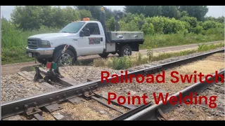 Welding Railroad Switch Points